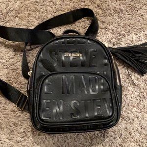 Almost NEW Steve Madden Mini Backpack